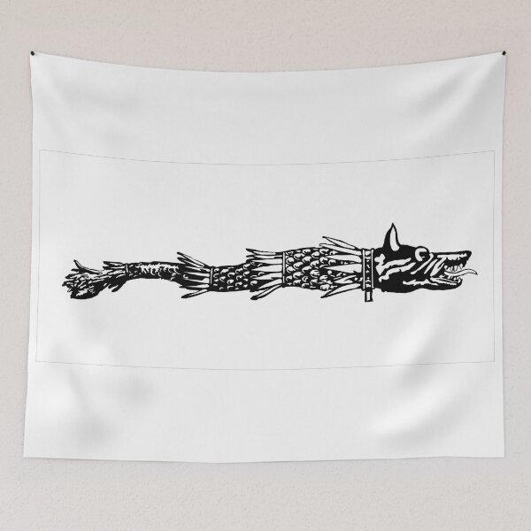 Item preview, dacia wolf flag designed and sold by tony4urban.