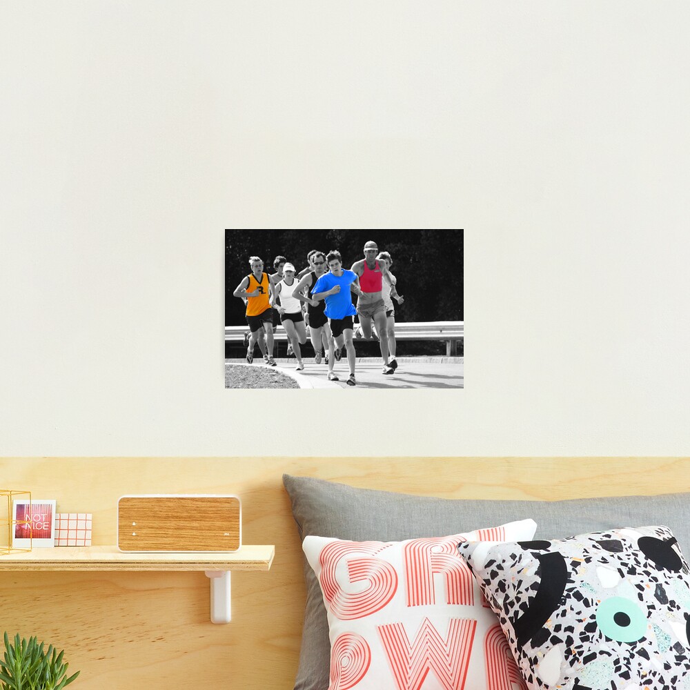 Fun Runners Photographic Print