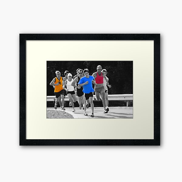 Fun Runners Framed Art Print
