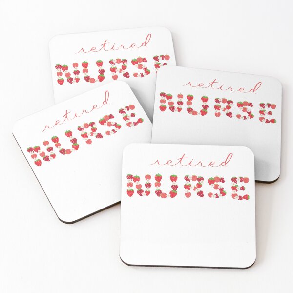 Item preview, Retired Nurse Strawberry Letters designed and sold by AsinusAS.
