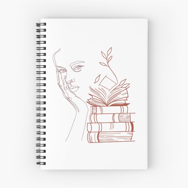 Item preview,  flowery books and tea  designed and sold by ApurwaArtShop.