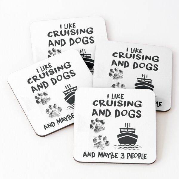 Item preview, I Like Cruising And Dogs, Funny Cruising, Sailing designed and sold by Aerial Addicts.