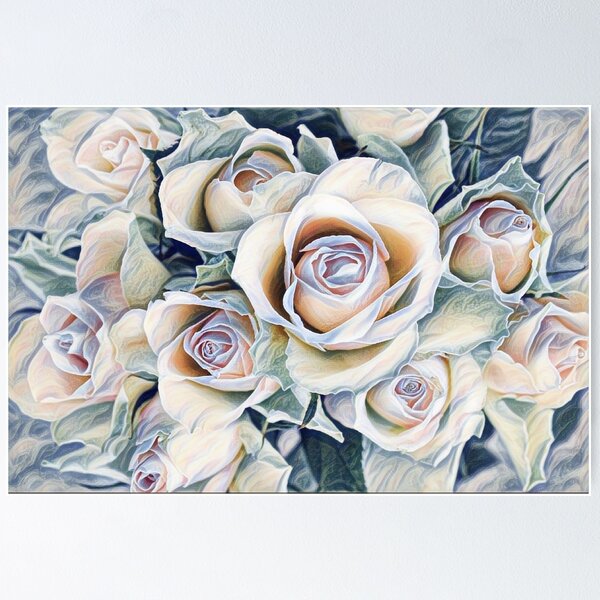 Aperçu de l'œuvre BOUQUET DE ROSES créée et vendue par KatisDesign.