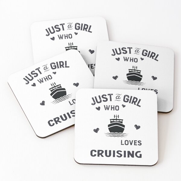 Item preview, Just A Girl Who Cruising, Funny Cruising, Sailing designed and sold by Aerial Addicts.