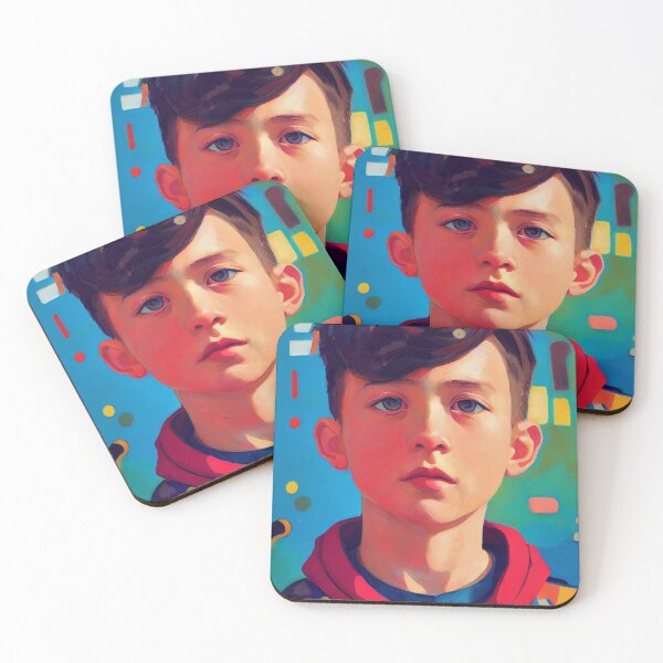 Item preview, Boy portrait designed and sold by flowinglobe.