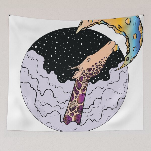 Item preview, reach the moon and stars cute giraffe designed and sold by XXgooddeedXX.