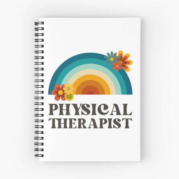 Item preview, Physical Therapist Retro Flowers Vintage Rainbow designed and sold by AsinusAS.