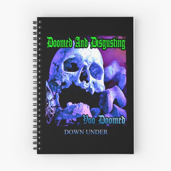 Artikelvorschau, Zum Scheitern verurteilter und ekelhafter Voo Doomed Kult Design 1 PulloverHoodie entworfen und verkauft von CravenStore99.