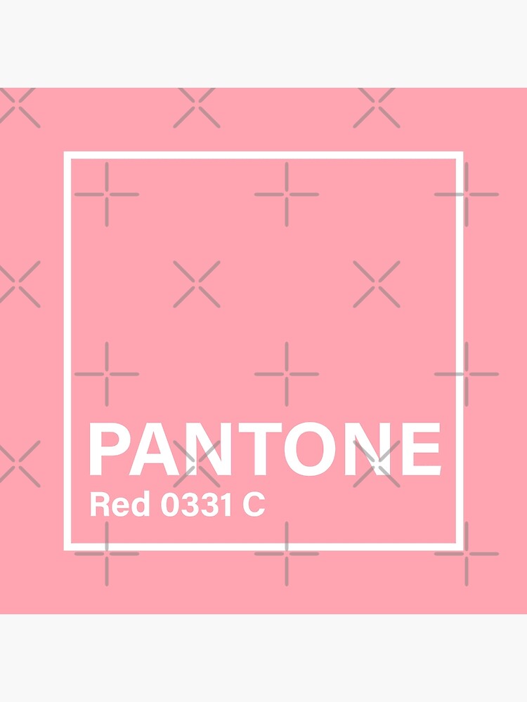 Pantone Red 0331 C Poster For Sale By Princessmi Com Redbubble 7977