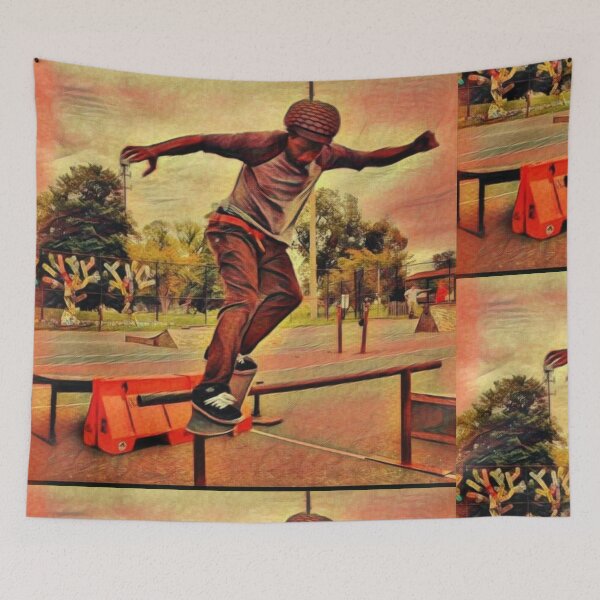 Item preview, Back smith skate art designed and sold by juartdesign.