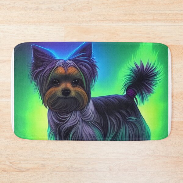 Item preview, Cadet #59 - Glowing Yorkie designed and sold by Galactic Fur Baby Federation.