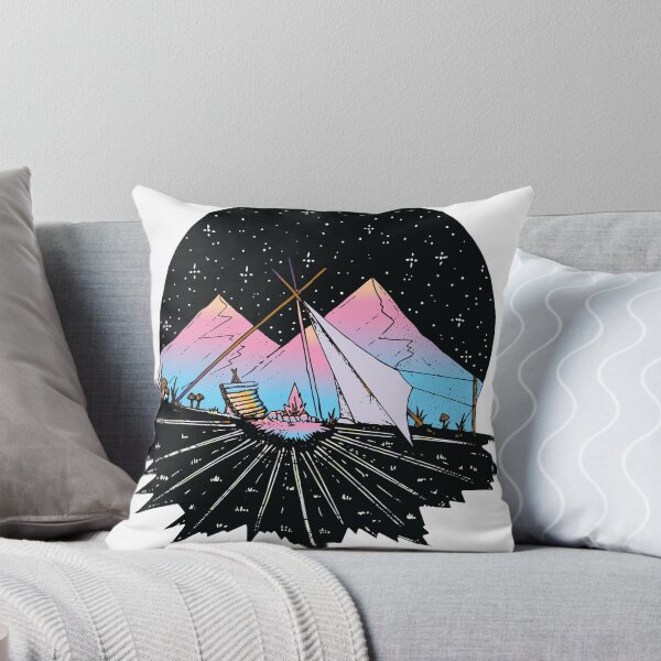 Item preview, camping fire under moon and stars mountains designed and sold by XXgooddeedXX.