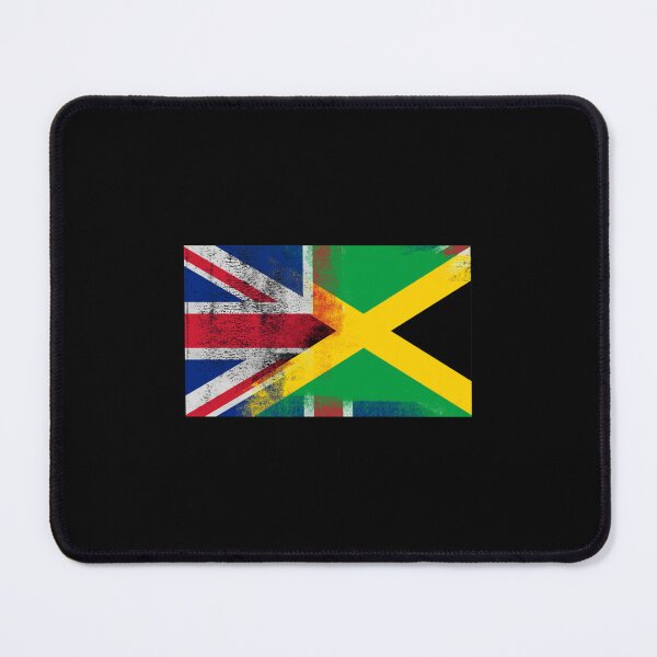 Item preview, British Jamaican Half Jamaica Half UK Flag designed and sold by GrantRoberto.