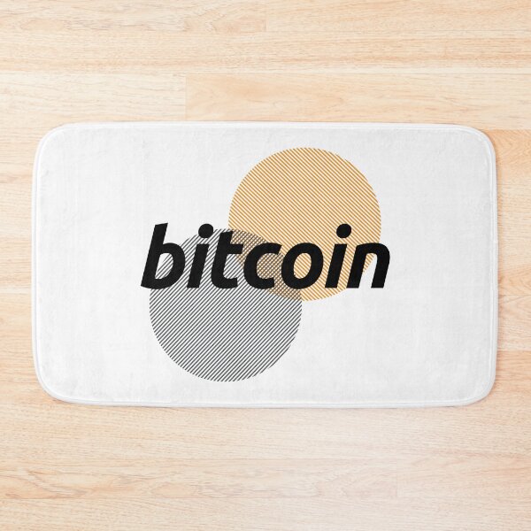 Item preview, Bitcoin BTC Crypto - Modern Monogram designed and sold by CryptoMoods.