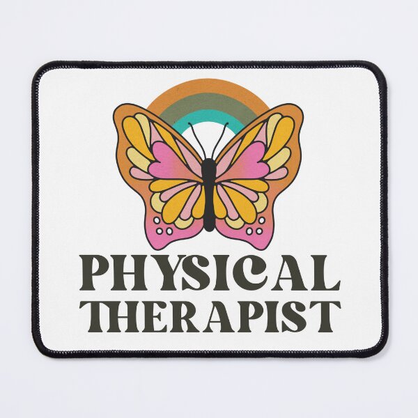 Item preview, Physical Therapist Retro Butterfly Vintage Rainbow designed and sold by AsinusAS.