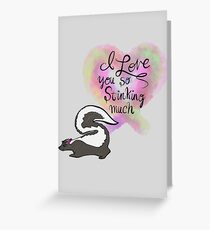 Stinking Adorable Baby Skunk Greeting Card