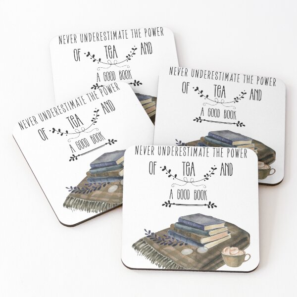 Item preview, Of Tea and A Good Book designed and sold by CraftwithNadia.