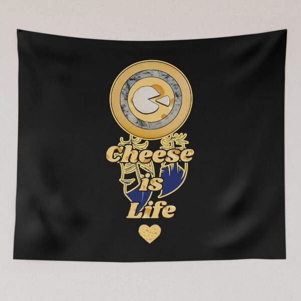 Item preview, Cheese is Life - Cheese Patterns for T-shirts, mugs and other accessories designed and sold by Ridiculam Toga.