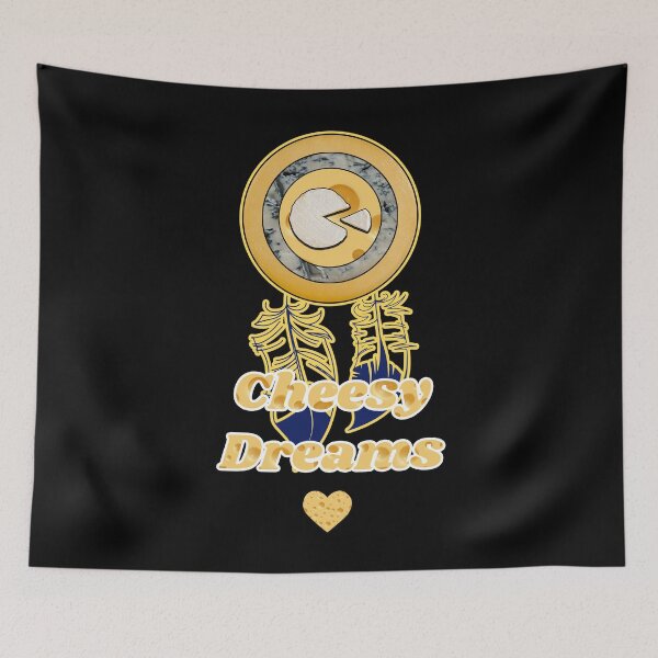 Item preview, Cheesy Dreams - Cheese Patterns for T-shirts, mugs and other accessories designed and sold by Ridiculam Toga.