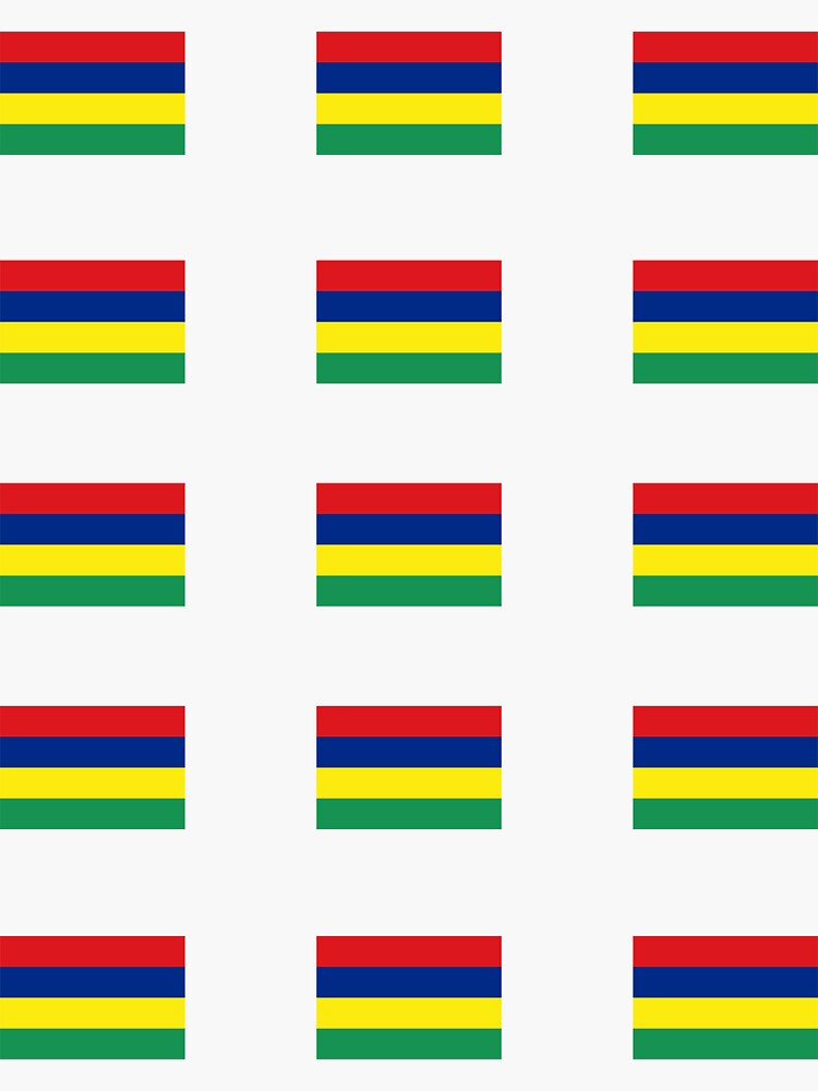 "Mauritius Mauritian Flag Pack" Sticker for Sale by FlagsWorld