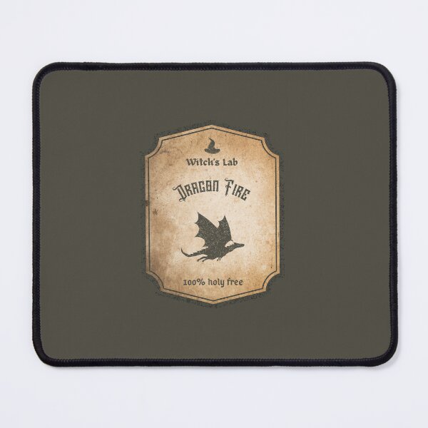 Item preview, Dragon Fire Halloween Label Dark Vertical designed and sold by Sense-Trends.