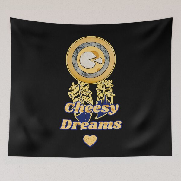 Item preview, Cheesy Dreams - Cheese Patterns for T-shirts, mugs and other accessories designed and sold by Ridiculam Toga.