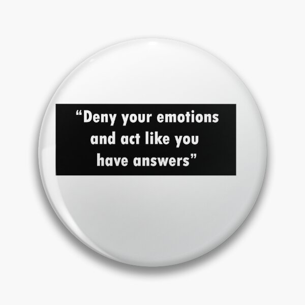 Item preview, Bill Burr Quote Deny your emotions designed and sold by Lowgik.