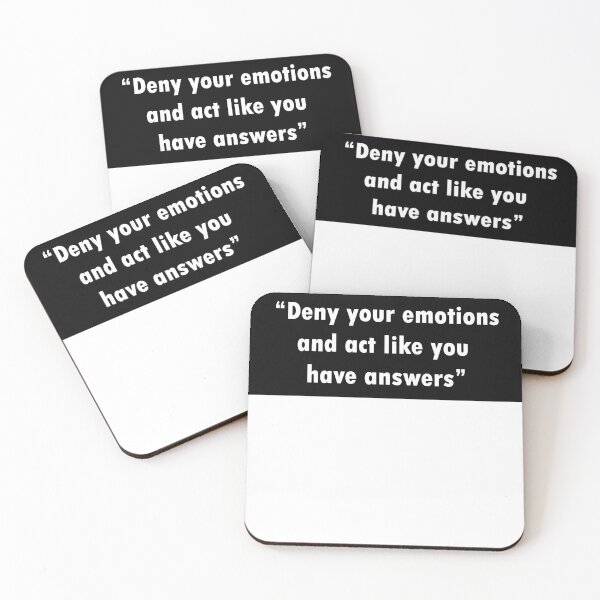 Item preview, Bill Burr Quote Deny your emotions designed and sold by Lowgik.