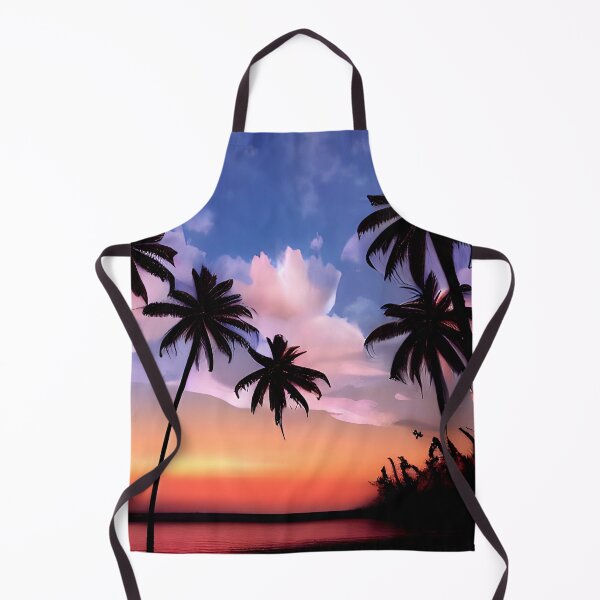 Item preview, coconut tree beach side, nature painting #18 designed and sold by supeart.