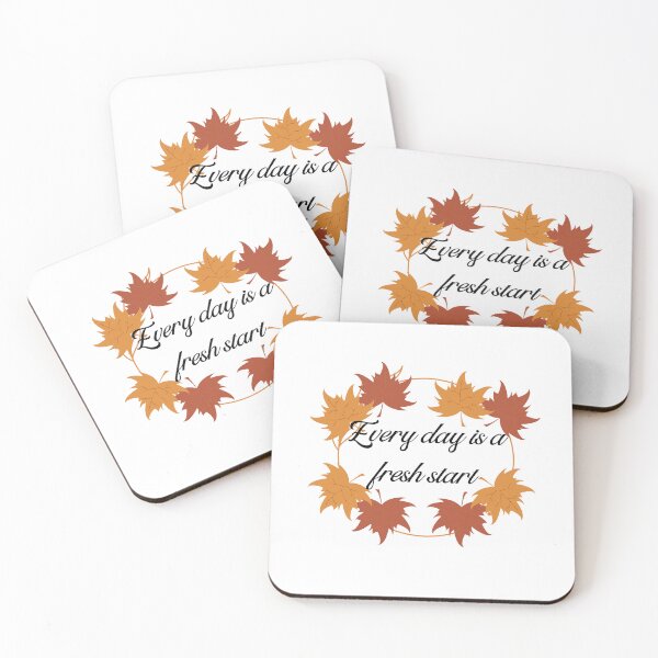 Item preview, Every day is a fresh start autumn designed and sold by RockBeeDesigns.