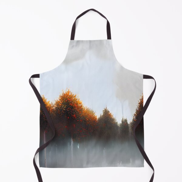 Aperçu de l'œuvre pins dans la forêt avec brume, peinture nature #10 créée et vendue par supeart.