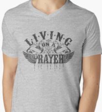 Living On a Prayer Men's V-Neck T-Shirt