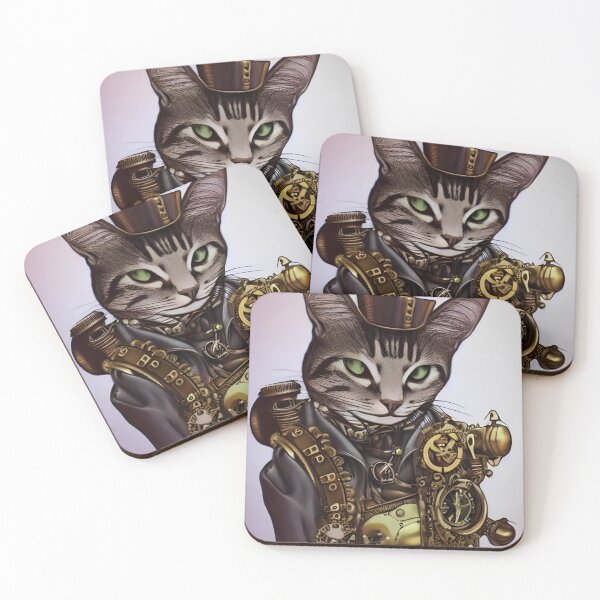 Item preview, Steampunk Cat designed and sold by patrio.