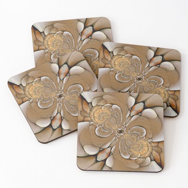 Item preview, cyclone doodle in tawny grey and brown colours from beach pebbles designed and sold by mister-john.