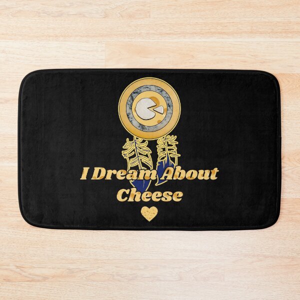 Item preview, I Dream About Cheese - Cheese Patterns for T-shirts, mugs and other accessories designed and sold by Ridiculam Toga.
