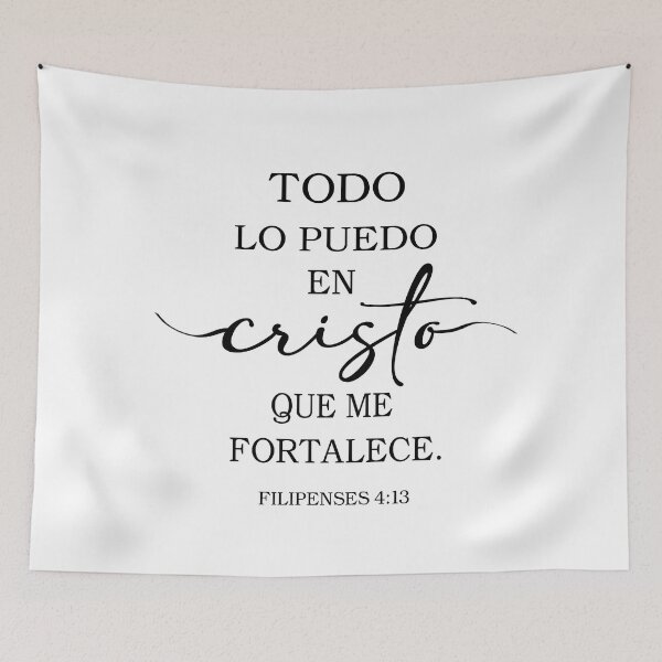 Item preview, Filipenses 4 13, Spanish Bible Verse designed and sold by Aryam Quotes.