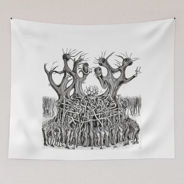 Item preview, An enchanted ceremony gathers the tribe, by Pixelfi3h designed and sold by shroooomi.
