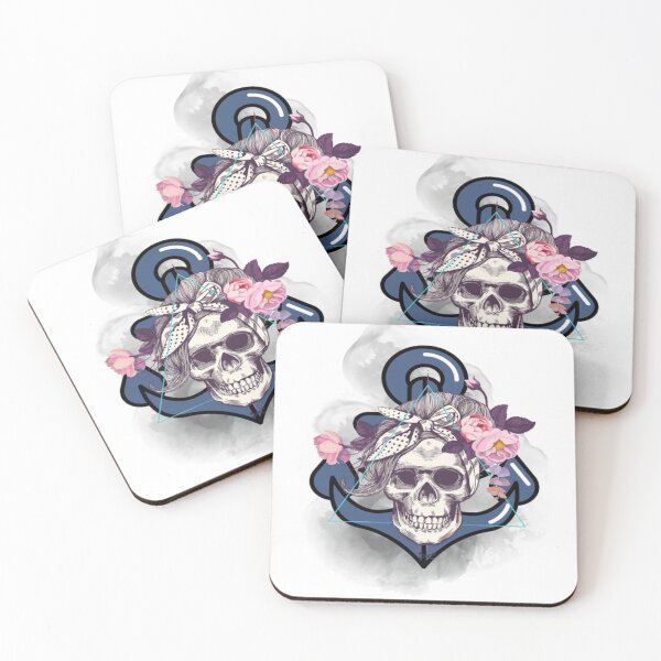 Item preview, SKULL ON ANCHOR designed and sold by TolgaOkanAydin.