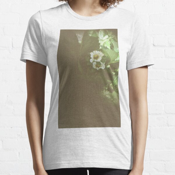 Strawberry flowers on 35mm film Essential T-Shirt