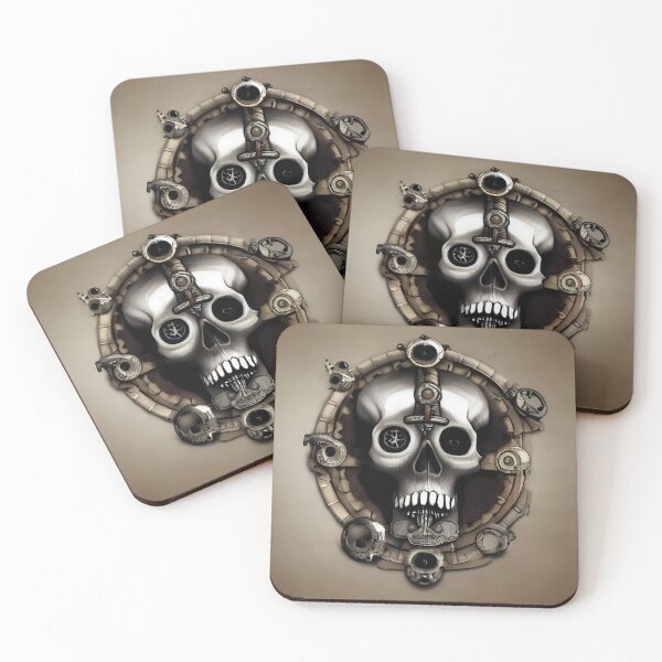 Item preview, Steampunk Skull designed and sold by patrio.