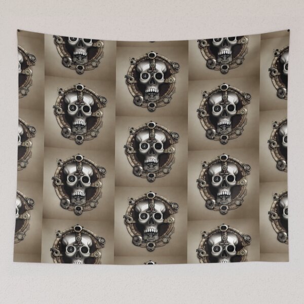 Item preview, Steampunk Skull designed and sold by patrio.