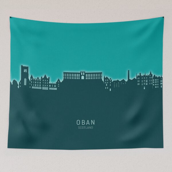 Item preview, Oban Scotland Skyline designed and sold by ArtPrints.