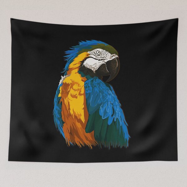 Item preview, macaw parrot bird gift designed and sold by Ibu83.
