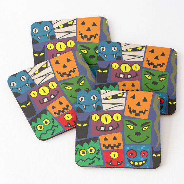 Item preview, Cute Halloween Monsters Having Party designed and sold by Artistic Mind.