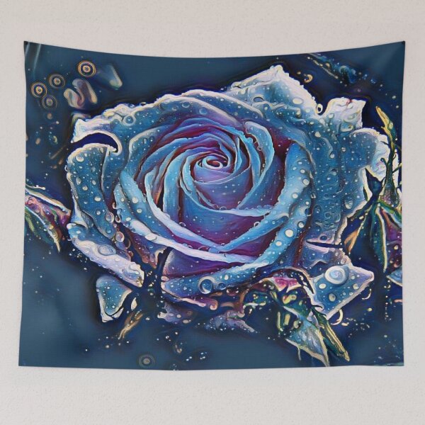 Item preview, ROSE WITH RAINDROPS designed and sold by KatisDesign.