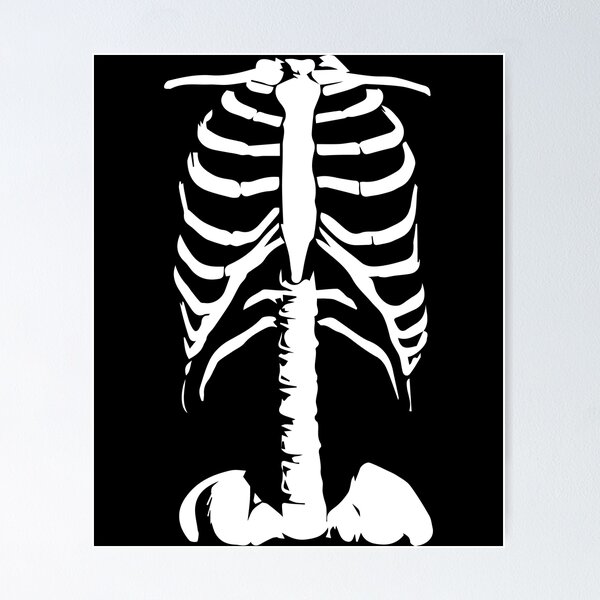 Black Iron Ribcage Skeleton