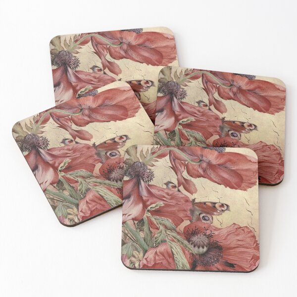 Item preview, Red Poppies (1917) - Edward Julius Detmold designed and sold by SALON DES ARTS.