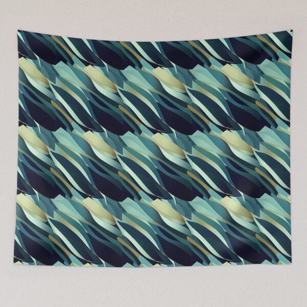 Item preview, Abstract Blue Modern Colors designed and sold by joanaoberg.