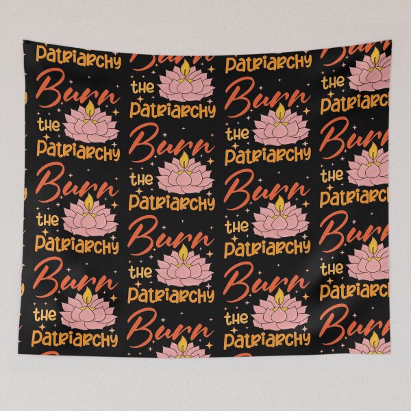 Item preview, Burn The Patriarchy Funny Women's Rights designed and sold by NawalMagdy.
