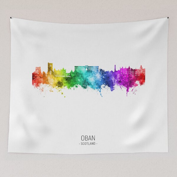 Item preview, Oban Scotland Skyline designed and sold by ArtPrints.